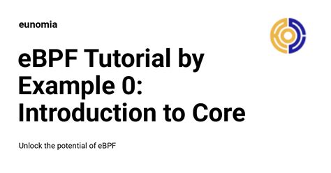 ebpf tutorial.